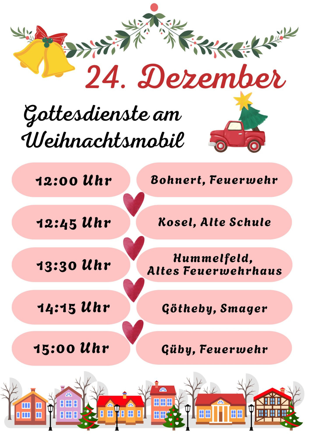 Weihnachtsmobil am 24.12.2025